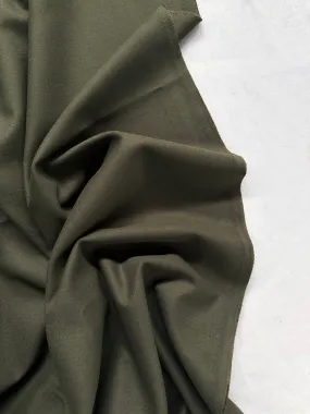1 1/2 Yards Loden Cotton Moleskin UK Mill