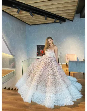 African Ball Gown With Covered Head