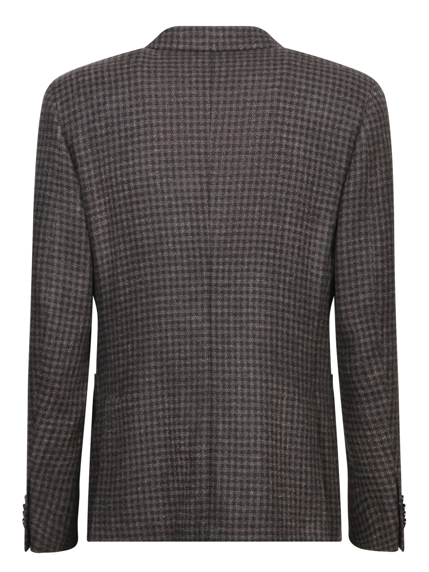 Brown/Black Wool and Cashmere Jacket