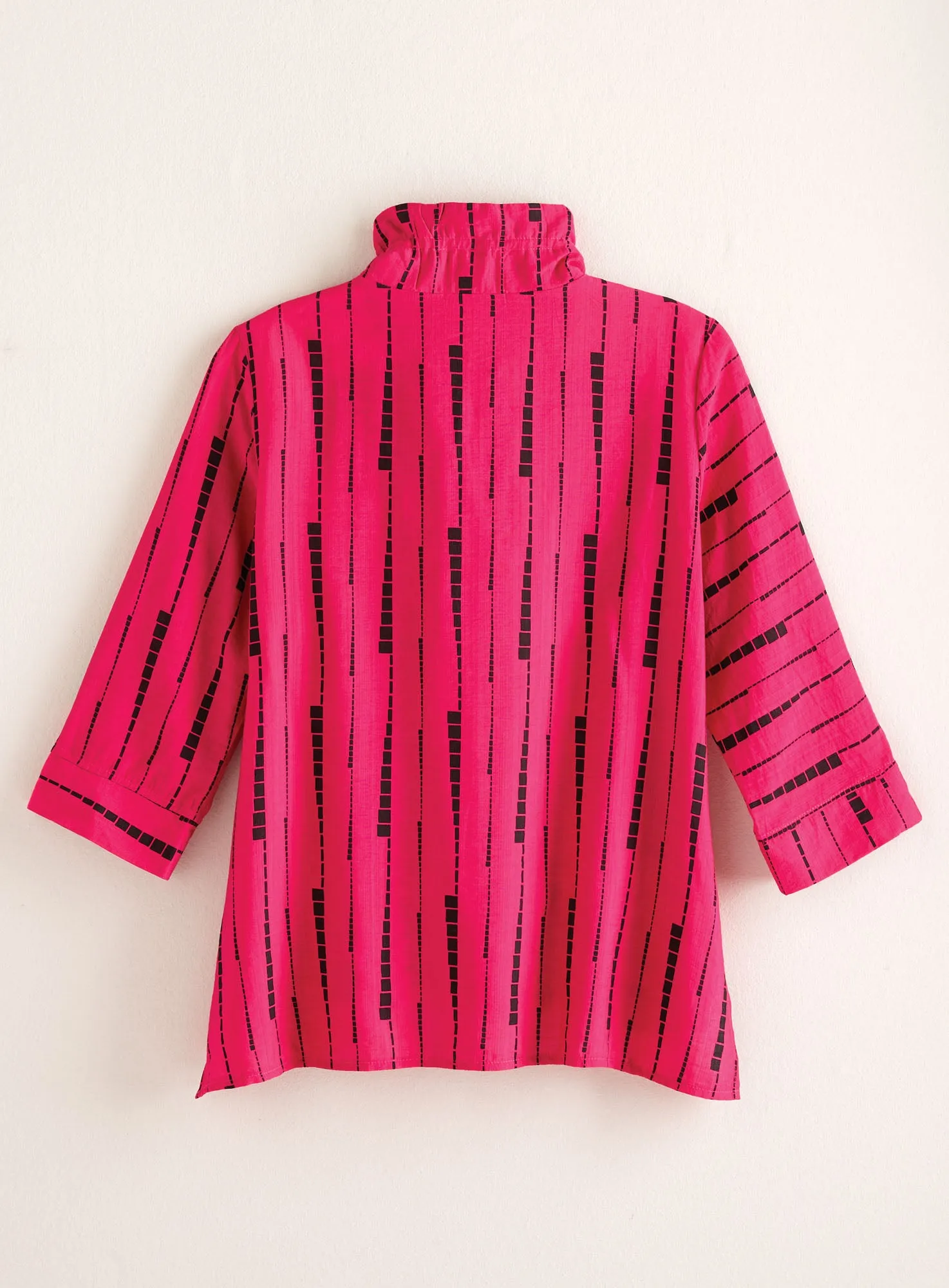 Dashing Ruffle Collar Shirt Jacket