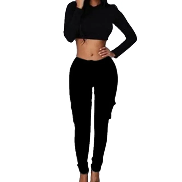 High Waist Lace Up Women Pants