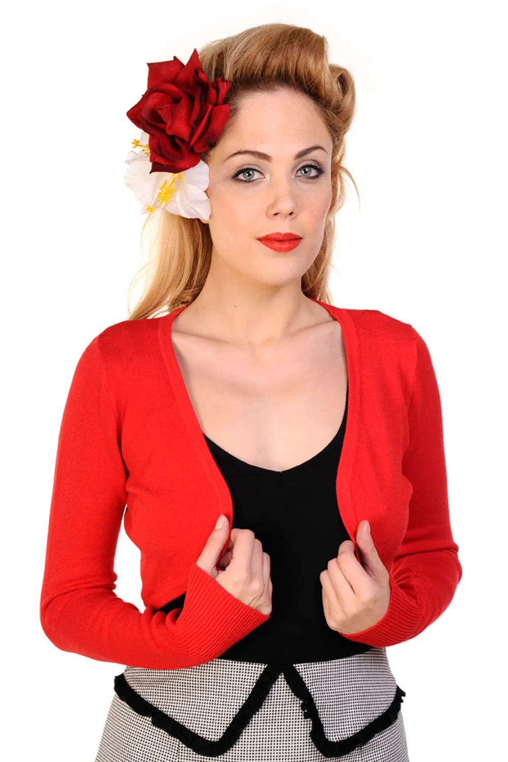 Knit Bolero shrug long sleeve cardigan