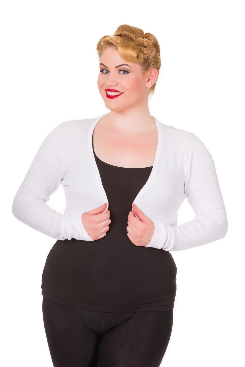 Knit Bolero shrug long sleeve cardigan