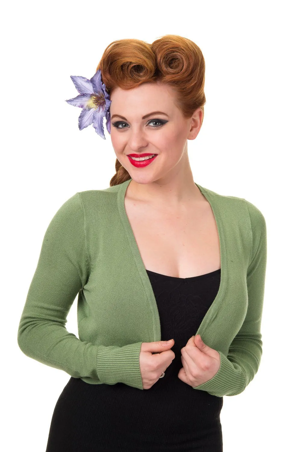 Knit Bolero shrug long sleeve cardigan