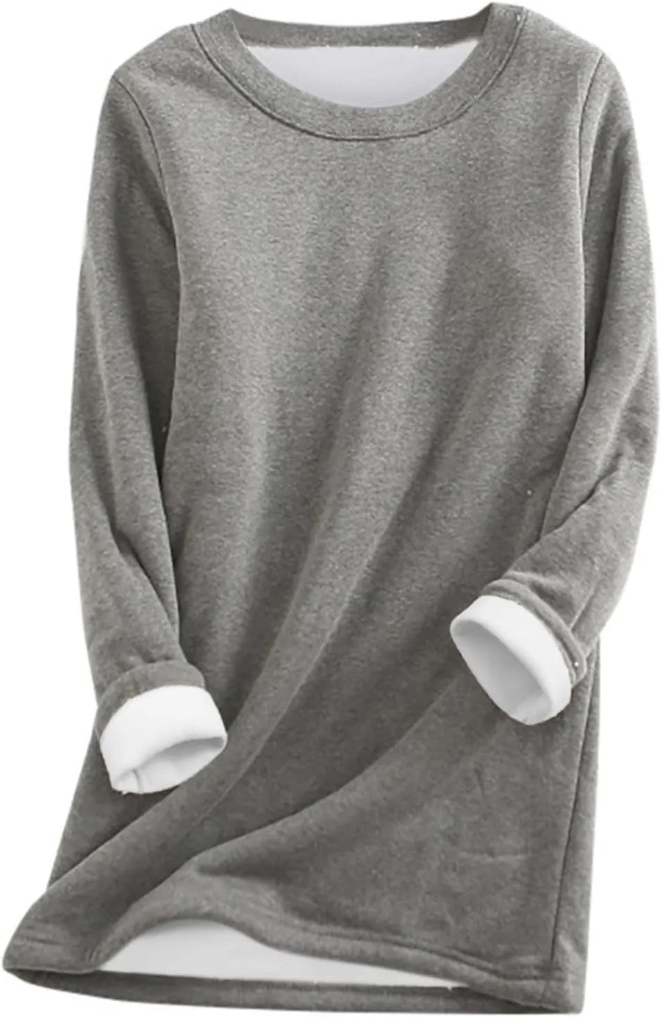 LCMTWX Winter Coats for Women Thick Fleece Sweatshirt Winter Round Neck Warm Soft Fashion Color Block Patchwork Cardigan