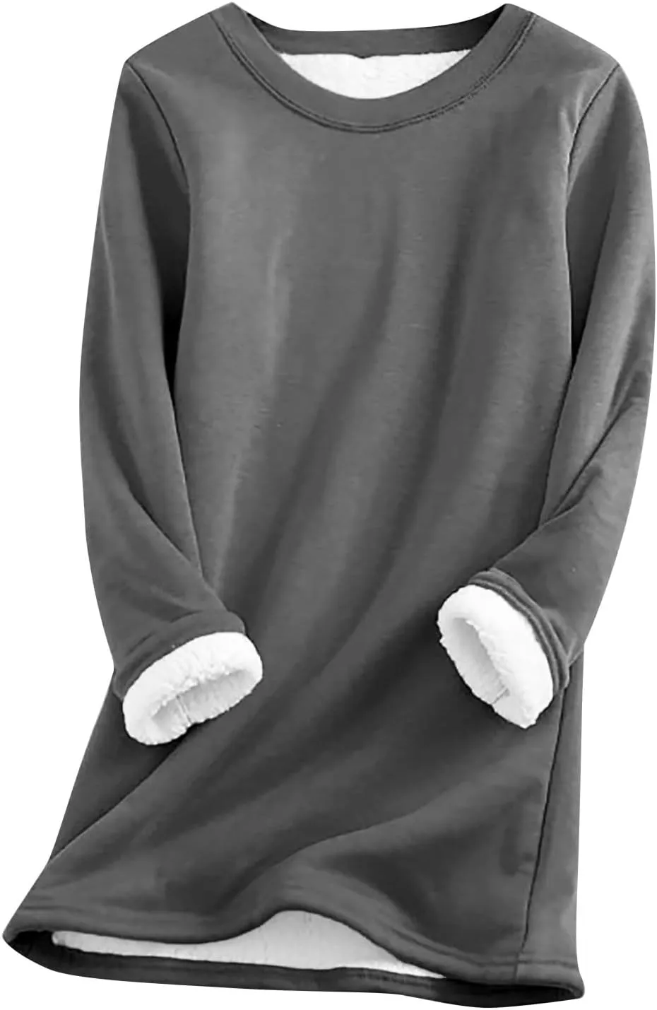 LCMTWX Winter Coats for Women Thick Fleece Sweatshirt Winter Round Neck Warm Soft Fashion Color Block Patchwork Cardigan