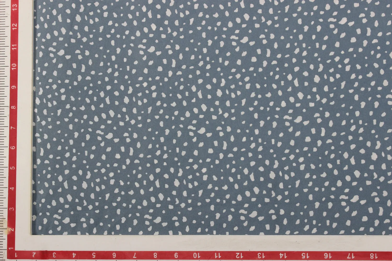 Light Grey Printed Crepe Fabric