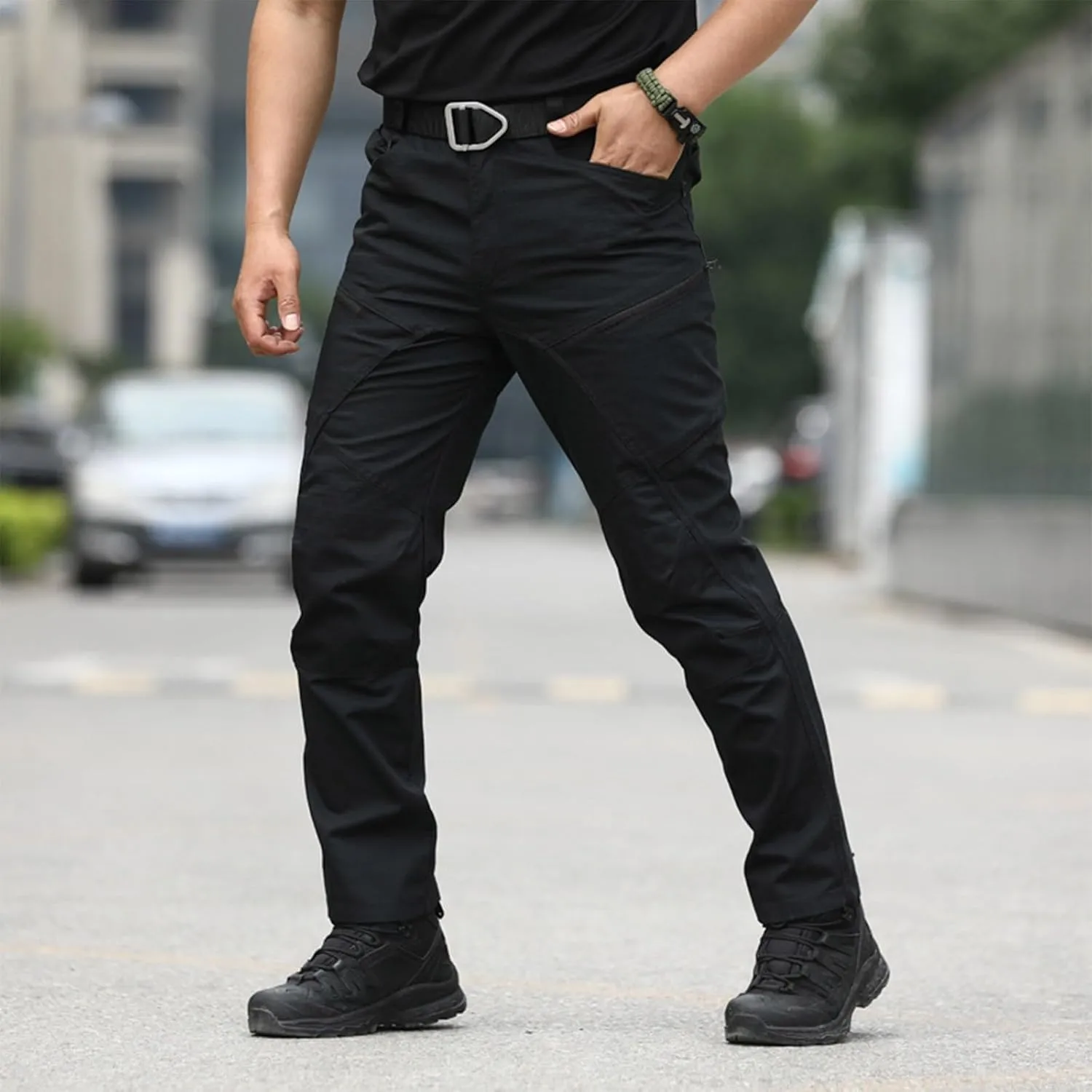 Men's Cargo Pants Tactical Pants, Water Resistant Ripstop Cargo Pants, Lightweight Work Hiking Pants, Outdoor Pant