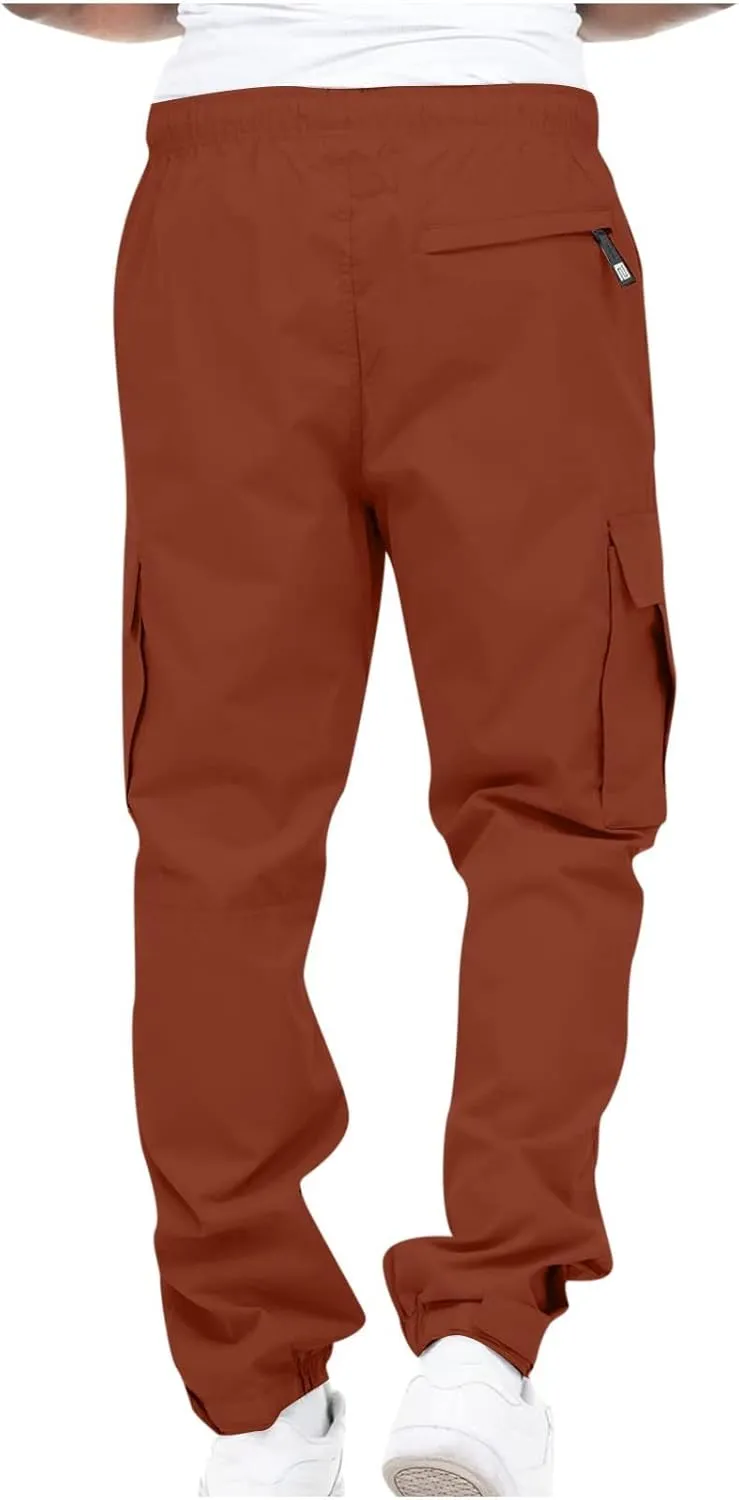 Men's Cargo Pants with Pockets Sweatpants Pants Joggers for Athletic Pants Workout, Jogging, Running, S-5XL