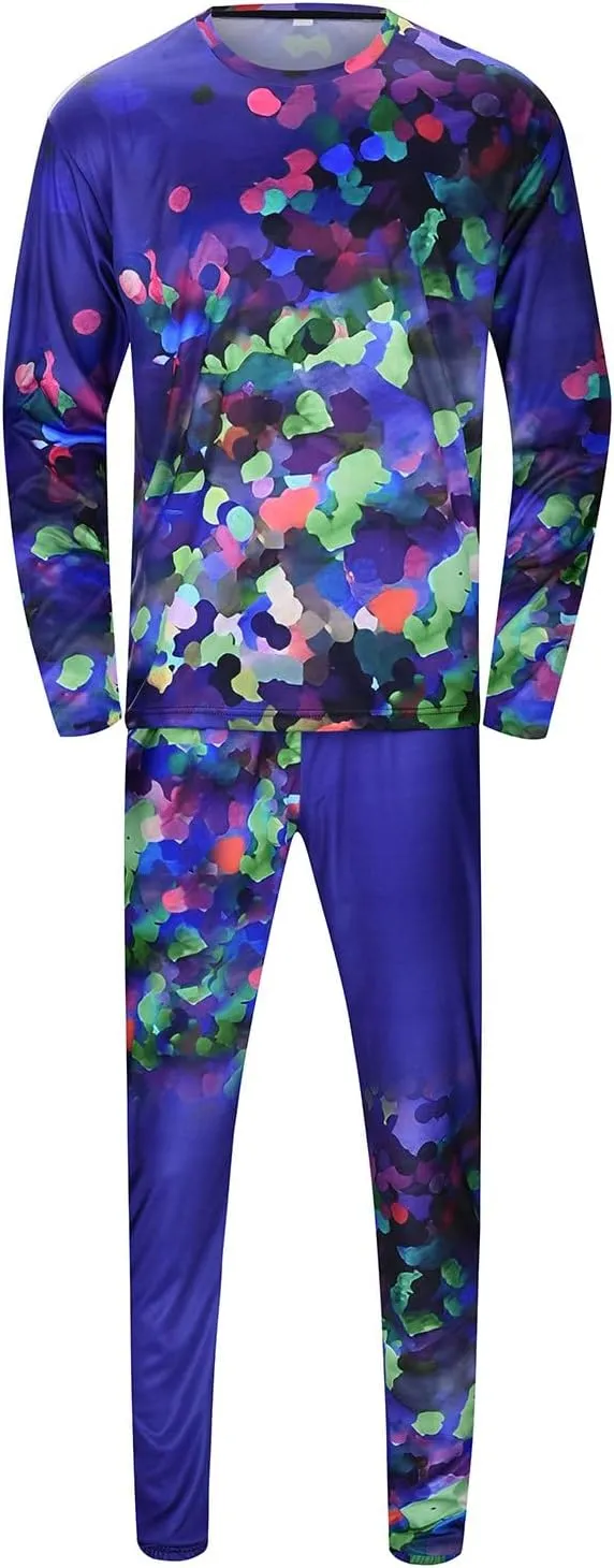 Men's T Shirt and Pants Set Winter Outfits Fashion Casual Long Sleeve Sweat Suit for Men 2 Piece Sweatpants Tracksuit