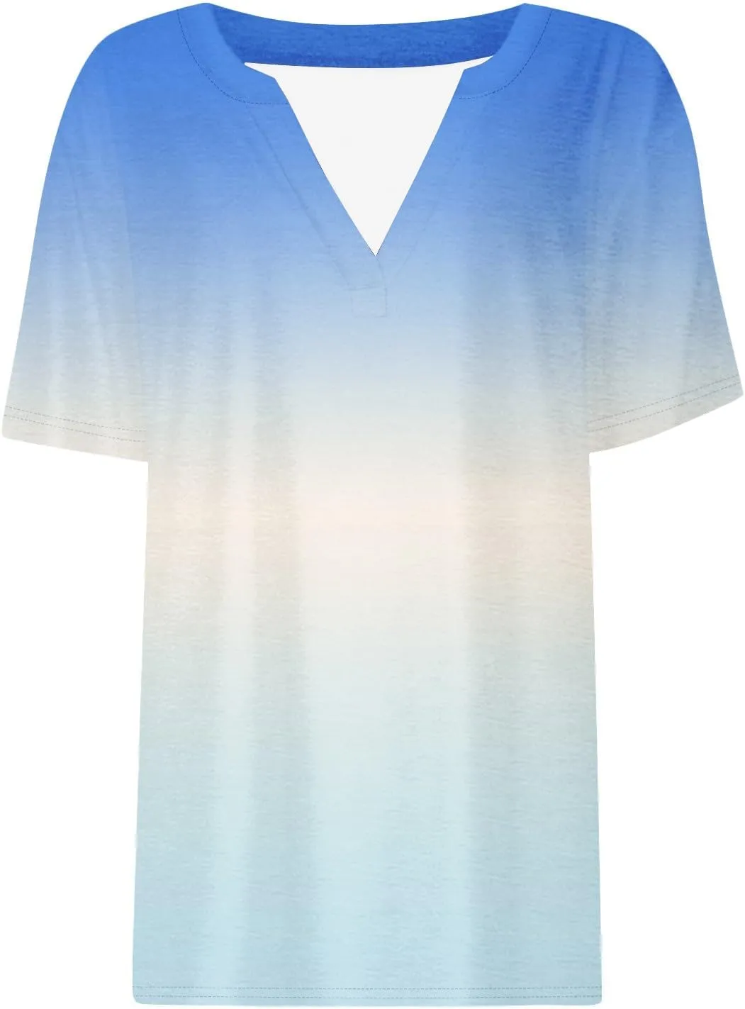 T Shirts Short Sleeve V Neck Tees Womens Fashion Tops 2025 Trendy Business Casual Summer Fashion Clothing Tops