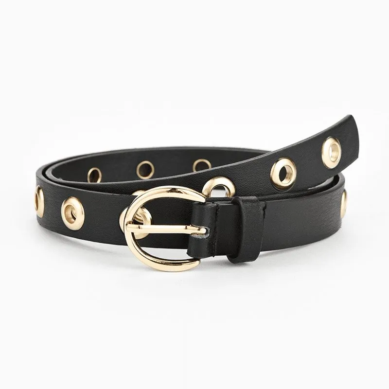 Thin Waist Belt with Full Holes
