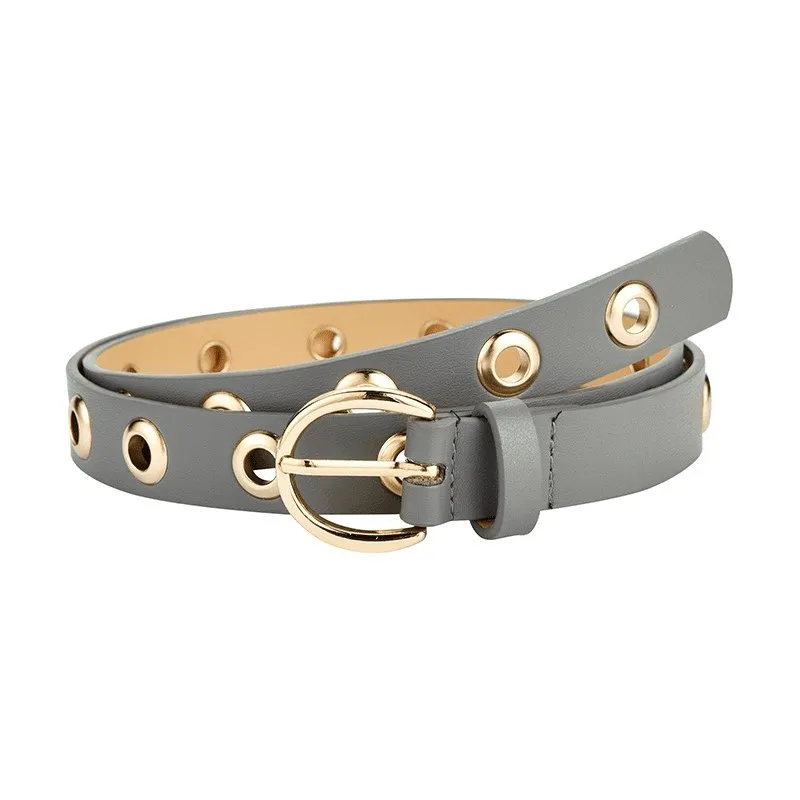 Thin Waist Belt with Full Holes